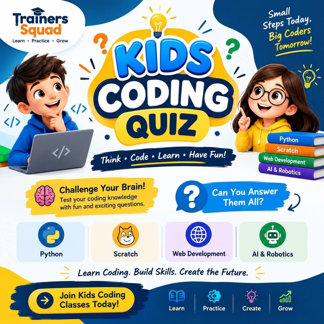 Kids Coding and AI Classes Frequently Asked Questions